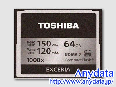 東芝 TOSHIBA コンパクトフラッシュ CFカード EXCERIA CF-EZ064 64GB