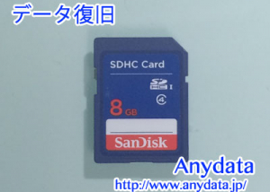 Sandisk SDカード 8GB