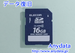 ELECOM SDカード 16GB データ復旧