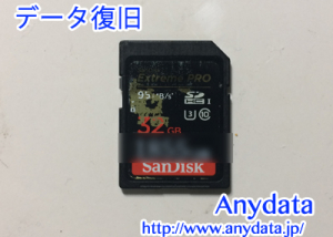 Sandisk製 SDカード 32GB