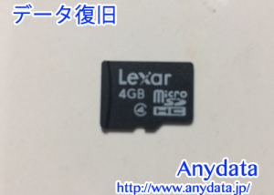 Lexar製 microSDカード 4GB