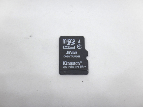 Kingston製 MicroSD 8GB　データ復旧