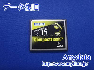 IO DATA CFメモリーカード 2GB(Model NO:CF115-2G)