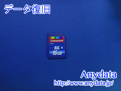 Transcend SDメモリーカード　16GB(Model NO:TS16GSDU1P)
