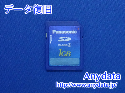 Panasonic SDメモリーカード 1GB(Model NO:RP-SDM01GJ1A)