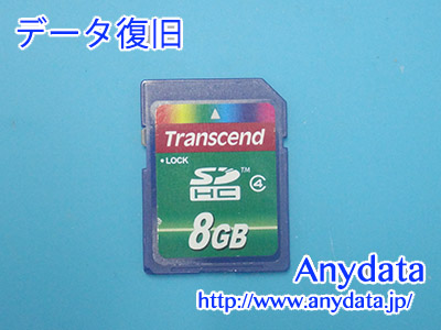 Transcend SDメモリーカード 8GB(Model NO:TS8GSDHC4)