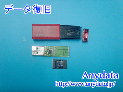 ELECOM USBメモリー 16GB(Model NO:MF-PKU3016GRD)