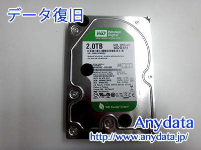 Western Digital HDD 2TB(Model NO:WD20EARX)
