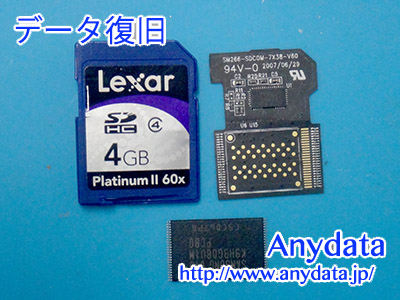 LEXAR SDカード 4GB(Model NO:LSD4GBABJP)