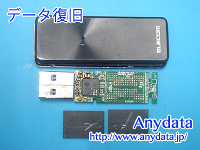 ELECOM USBメモリー 128GB(Model NO:MF-BHU3128GBK)