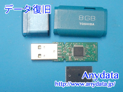 TOSHIBA USBメモリー 8GB(Model NO:THNU08HAYAQA)